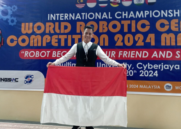 Harumkan Nama Sumsel di Kancah Internasional, Sekolah ini Juara 1 Runner Up of Creative Robotic