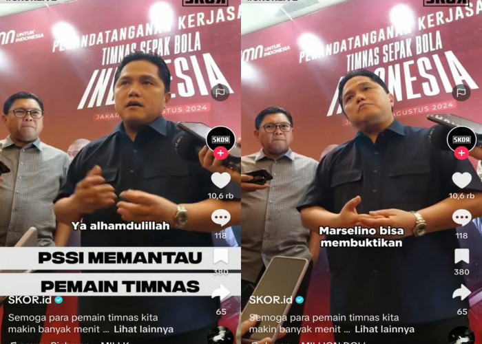 Ketua PSSI Erick Thohir, Pantau Pemain Timnas Indonesia, Kualifikasi Piala Dunia 2026