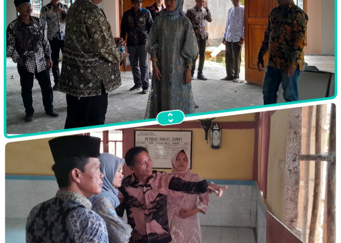 Cawabup Lahat Widia Ningsih Bantu Pembangunan 2 Masjid Di Kecamatan Merapi timur