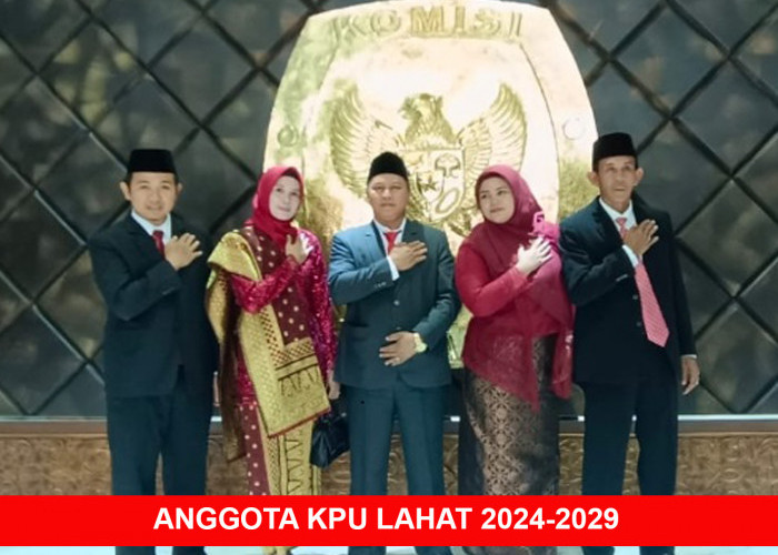 Sah! Pelantikan Lima Anggota KPU Lahat Periode 2024-2029 Berlangsung di Gedung KPU RI