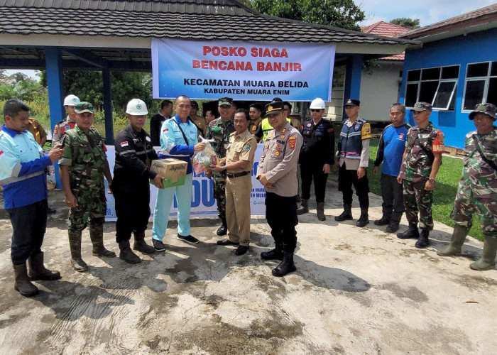 Priamanaya Group Bersama Kecamatan Muara Belida Salurkan Bantuan Tanggap Banjir 