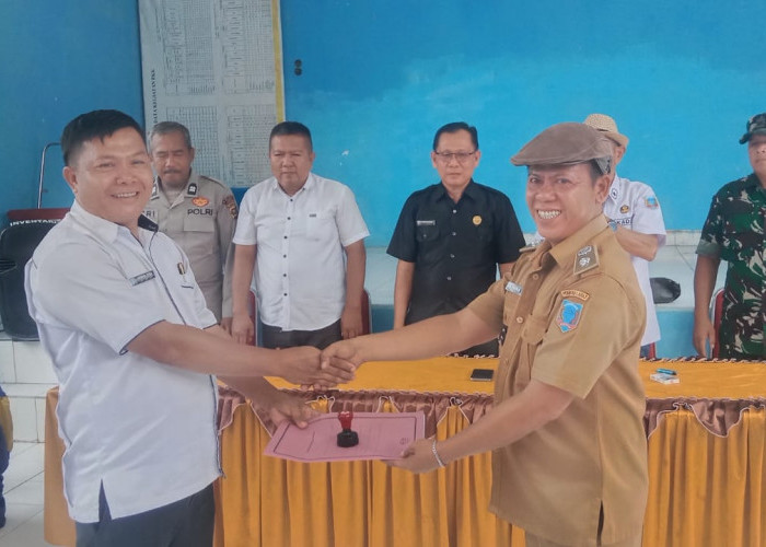 Giok Kembali Jadi Kepala Desa, Kepemimpinan Desa Sukaraja Kikim Tengah Kembali ke Tangan Kades Definitif