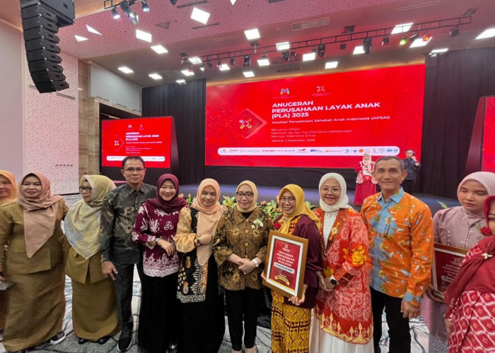Komitmen pada Hak Anak, PTBA Sabet Anugerah Perusahaan Layak Anak Tingkat Nindya