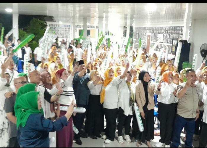 Selain Tambahan Amunisi, Pengukuhan Relawan  BZ-WIN Juga  Sebagai Curhat Warga Lahat Dengan Bursah-Widia