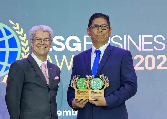 PLN Raih Dua Penghargaan Internasional dalam Ajang ESG Business Awards 2024 di Singapura