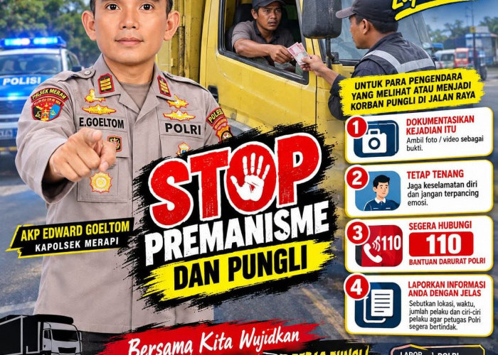 Polsek Merapi Edukasi Masyarakat, Ajak Stop Premanisme dan Pungli di Jalan Raya