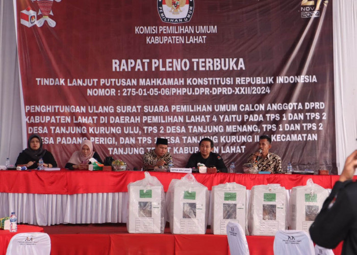 Situasi Memanas di KPU Lahat, Penghitungan Suara Ulang (PSU) Putusan MK Lanjut ke KPU Provinsi Sumsel