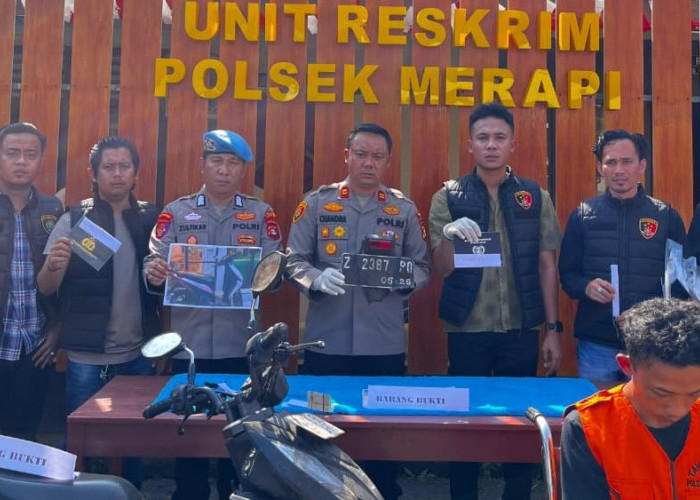 Kejar Kejaran, Curanmor di Merapi Timur, Belum 1×24 Jam Unit Reskrim Merapi Barat Berhasil Tangkap Pelaku