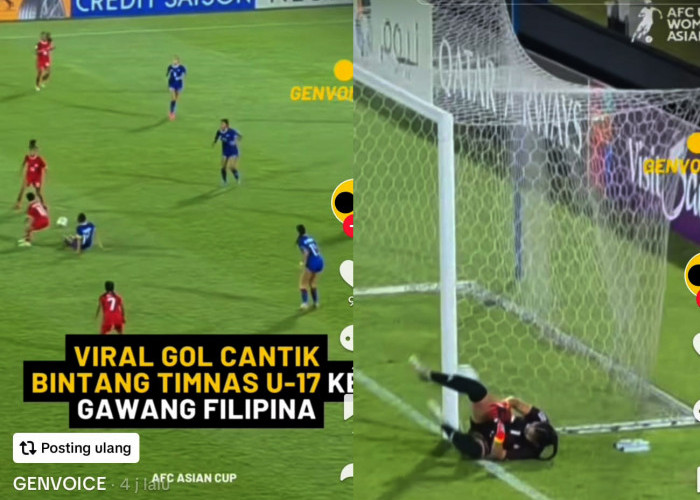 Keren, Striker Timnas Wanita U-17 Indonesia Claudia Scheunemann Cetak Gol ke Gawang Filipina