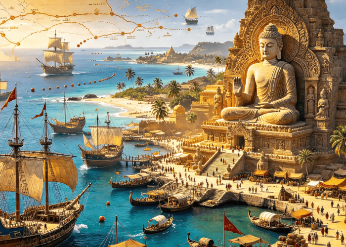 Penguasa Selat & Samudera: Mengungkap Imperium Maritim Sriwijaya yang Membentang!