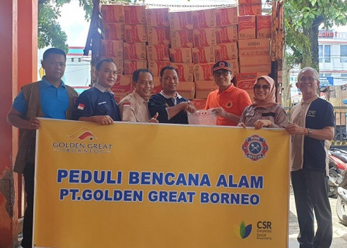 PT Golden Great Borneo Peduli Banjir Bandang di Kabupaten Lahat