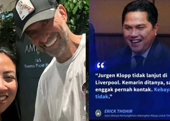 Jawaban Erick Thohir, Jurgen Klopp Datang Indonesia, Manajer Terbaik Liverpool, Kualifikasi Piala Dunia 2026