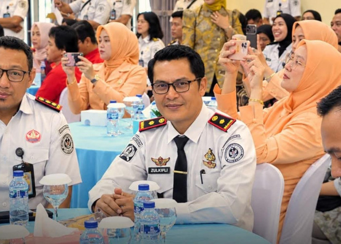 Bentuk Apresiasi, Kepala Bapas Kelas II Lahat Hadiri Pisah Sambut Kepala Lapas Kelas I Palembang