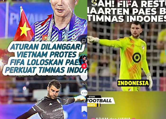 Vietnam Protes FIFA, Maarten Paes Gabung Indonesia, Kiper Amerika Serikat, Kualifikasi Piala Dunia 2026