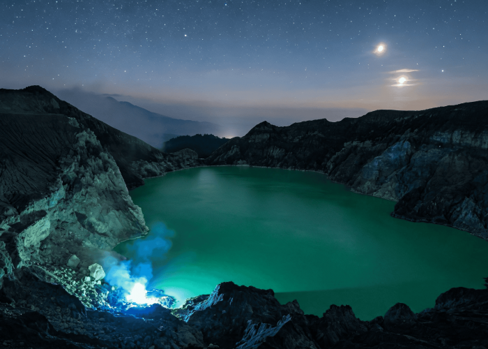 Wisata Kawah Ijen: Menyaksikan Fenomena Blue Fire Langka, Keindahan Kawah Asam dan Pesona Alam Banyuwangi