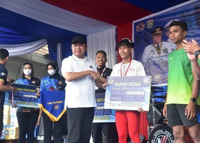 Herman Deru Harapkan Sport Edutainment Fun Run With Lanal Palembang, Jadi Sarana Edukasi Olahraga di Masyaraka