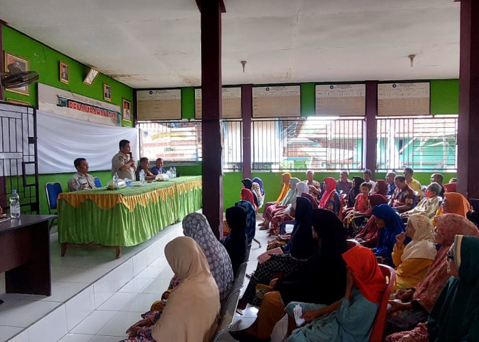 Desa ini Pertama Salurkan Bantuan Ekstrim di Merapi Timur Lahat 