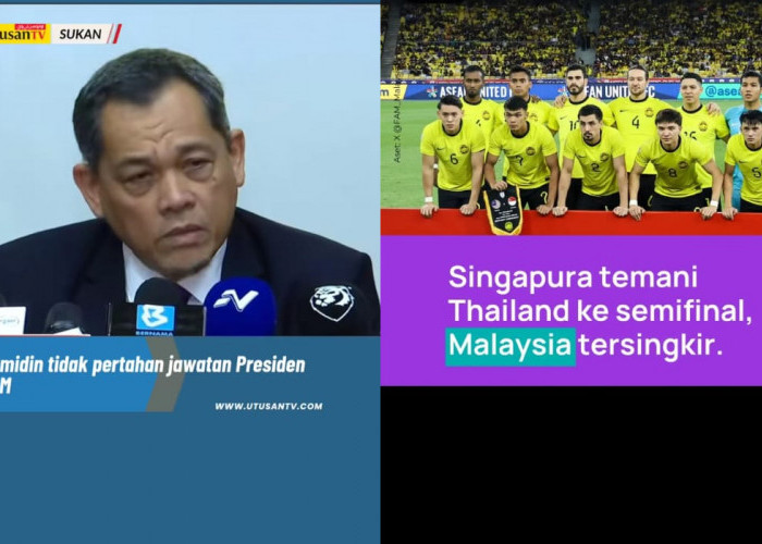 Kabar Terbaru, Datuk Haji Hamidin Lepas Jabatan, Presiden FAM, Malaysia Tersingkir Piala AFF 2024