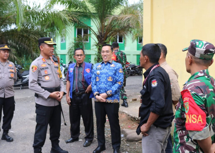 Kolaborasi Polres dan Kodim, Satpol PP dan Dishub, Patroli Cipta Kondisi Sidang Pleno Tingkat PPK di Lahat