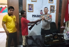 Ops Senpi Musi 2026 Polres Lahat, Minggu Pertama Berhasil Terima Penyerahan Senjata Api dari Masyarakat