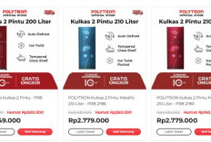 Harga Kompetitif! Ini 3 Rekomendasi Kulkas 2 Pintu Dari Polytron!