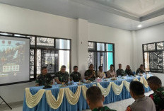 Dandim 0405/Lahat Dampingi Tim Mabes TNI Sosialisasikan Pencegahan Karhutla di Kota Agung