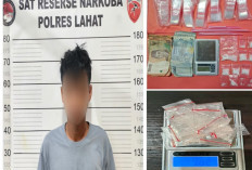 Satresnarkoba Polres Lahat Ungkap Dugaan Peredaran Sabu di Karang Anyar, 13 Paket Diamankan
