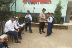 Polsek Pajar Bulan Gelar POLIDIK dan Pengaturan Lalu Lintas, Wujudkan Lingkungan Sekolah Aman dan Tertib