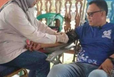 HUT ke-25, Demokrat Lahat Gelar Donor Darah sebagai Wujud Bakti Sosial