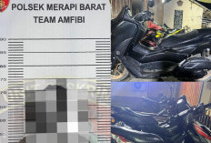 Polsek Merapi Amankan Pelaku Curanmor, Dua Motor Hasil Curian Disita