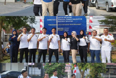 Rutan Kelas I Palembang Ikuti Jalan Santai dan Senam Bersama Kanwil Ditjenpas Sumsel