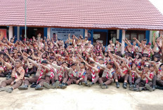 Pelantikan Pengurus Mabiran dan Kwarran Gerakan Pramuka Kecamatan Lahat Selatan Periode 2025-2028