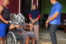 Luar Biasa! Peringati Hari Jadi Polwan ke-78, Sat Intelkam Polres Lahat Salurkan Bantuan Kursi Roda kepada War