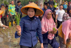 Wabup Widia Ningsih Dorong Petani Desa Padang Tingkatkan Produksi Serta Jaga Fasilitas Irigasi