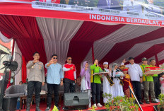 Kapolres Lahat Hadiri Pembukaan Pawai Pembangunan HUT RI ke-81 Kabupaten Lahat