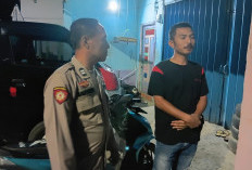 Polsek Kota Agung Gelar Patroli dan Berikan Himbauan Kamtibmas kepada Warga Desa Tanjung Bulan