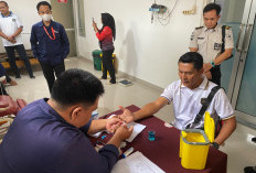 Semarak HUT ke-81 RI, Bapas dan Lapas Lahat Gelar Donor Darah di PMI