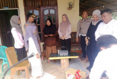 Polres Lahat Tunjukkan Kepedulian kepada Keluarga Juru Parkir Korban Pembunuhan