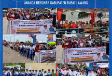BNNK Empat Lawang Gelorakan Desa Bersinar dan ANANDA BERSINAR dalam Karnaval HUT ke-81 RI
