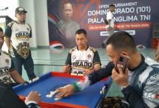 Kasdim 0405/Lahat Buka Open Tournament Domino Orado Piala Panglima TNI