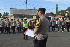Polres Lahat Gelar Simulasi Sispam Mako Tingkatkan Kesiapsiagaan Personel