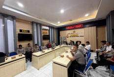 Kapolres Lahat Ikuti Latpra Ops Sikat Musi I Polda Sumsel Melalui Zoom
