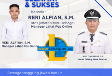 Reri Jabat Manager Lapos Online, Lurah Talang Jawa Selatan: Selamat & Sukses