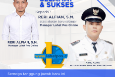 Keluarga Besar Forum Kades Kec Jarai Ucapkan Selamat Atas Jabatan Baru Reri Sebagai Manager Lapos Online