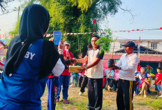 Peringati HUT RI ke-81, Warga RT 11, 12 dan 13 Bandar Jaya Gelar Jalan Santai