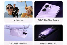 OPPO Reno13 F, Cocok untuk Kaum Wanita, Harga Hp Rp 5 Jutaan, Promo Hp Bulan Januari 2026