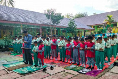 Membiasakan Amal Sholeh Sejak Dini, MIN 4 Lahat Gelar Shalat Duha
