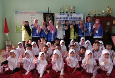 DPC PERSAGI Lahat Ikuti Kegiatan Pencatatan MURI Edukasi Gizi Serentak di Sekolah, Hari Gizi Nasional ke-66