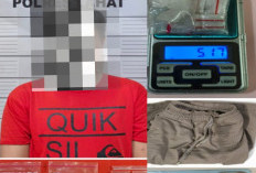 7 Paket Sabu dan 1 Tersangka Diamankan Satres Narkoba Polres Lahat