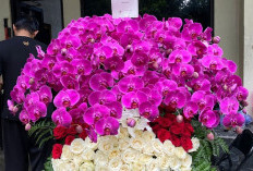 Megawati Rayakan Ultah Ke-79, Wapres Gibran Kirim Bunga Anggrek Ungu Berpadu Mawar Merah-Putih